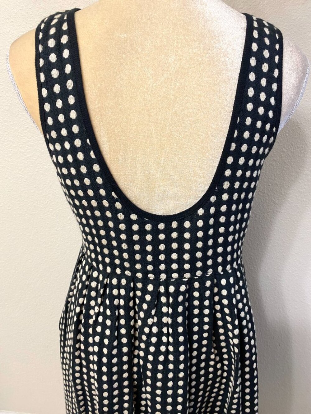 Ace & Jig Cape Dress in Black Dot - Picture 4 of 7